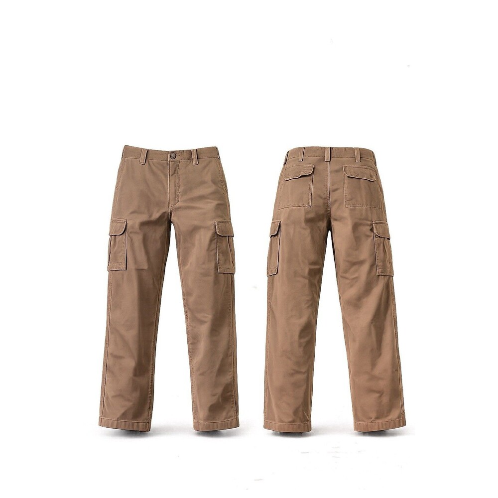 Outer Rim Men's Cargo Pants Brown 40/30 Pockets Workwear